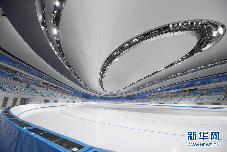 （體育）（2）國家速滑館“冰絲帶”首次制冰取得成功