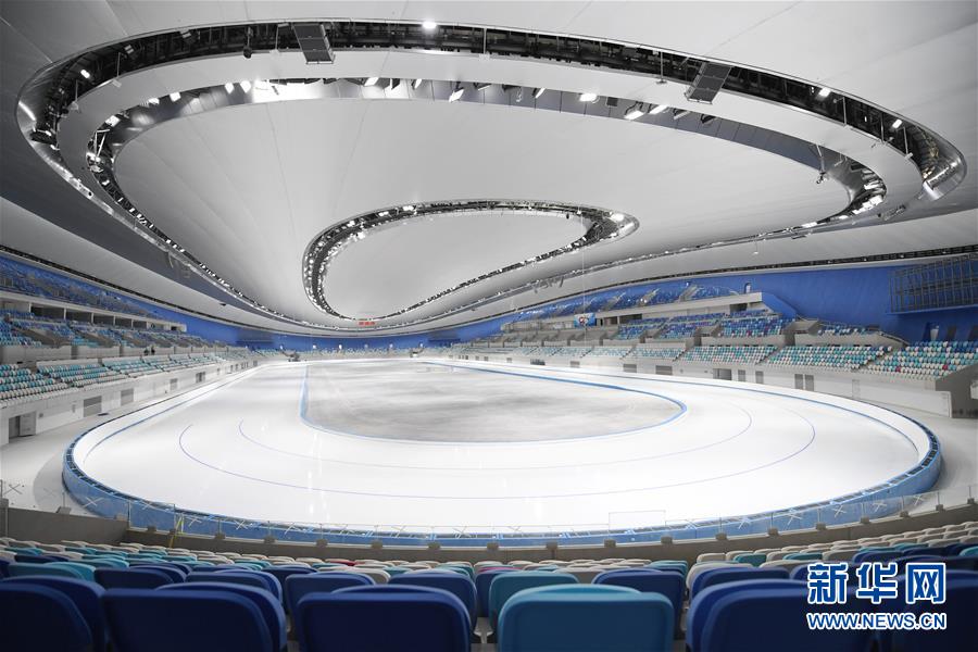 （體育）（6）國家速滑館“冰絲帶”首次制冰取得成功