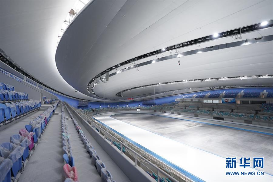 （體育）（11）國家速滑館“冰絲帶”首次制冰取得成功