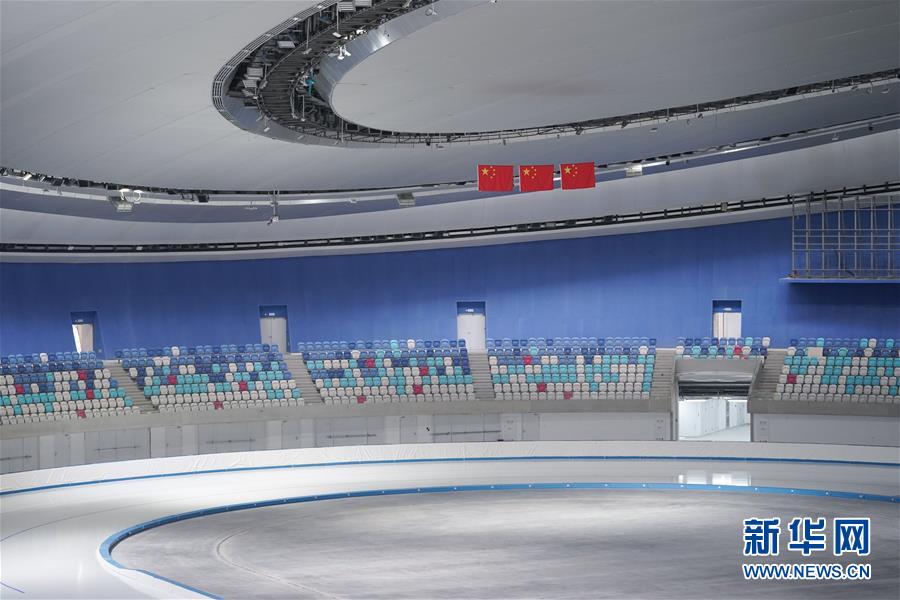 （体育）（12）国家速滑馆“冰丝带”首次制冰取得成功