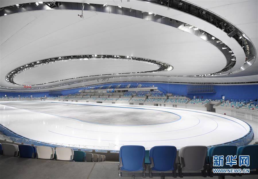 （体育）（16）国家速滑馆“冰丝带”首次制冰取得成功