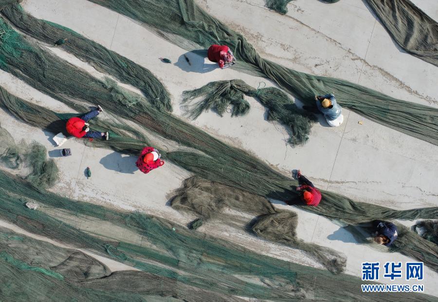 一派忙碌！江苏连云港：备春捕赶鱼汛