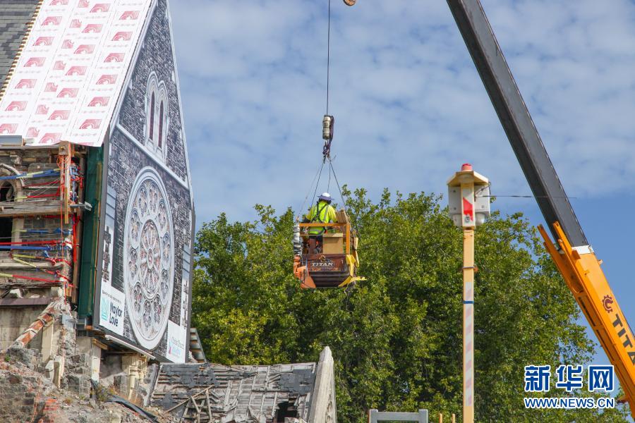 城市地标！新西兰克赖斯特彻奇大教堂修复工作进展缓慢