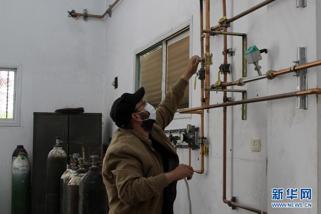 巴勒斯坦加沙：氧气厂开业