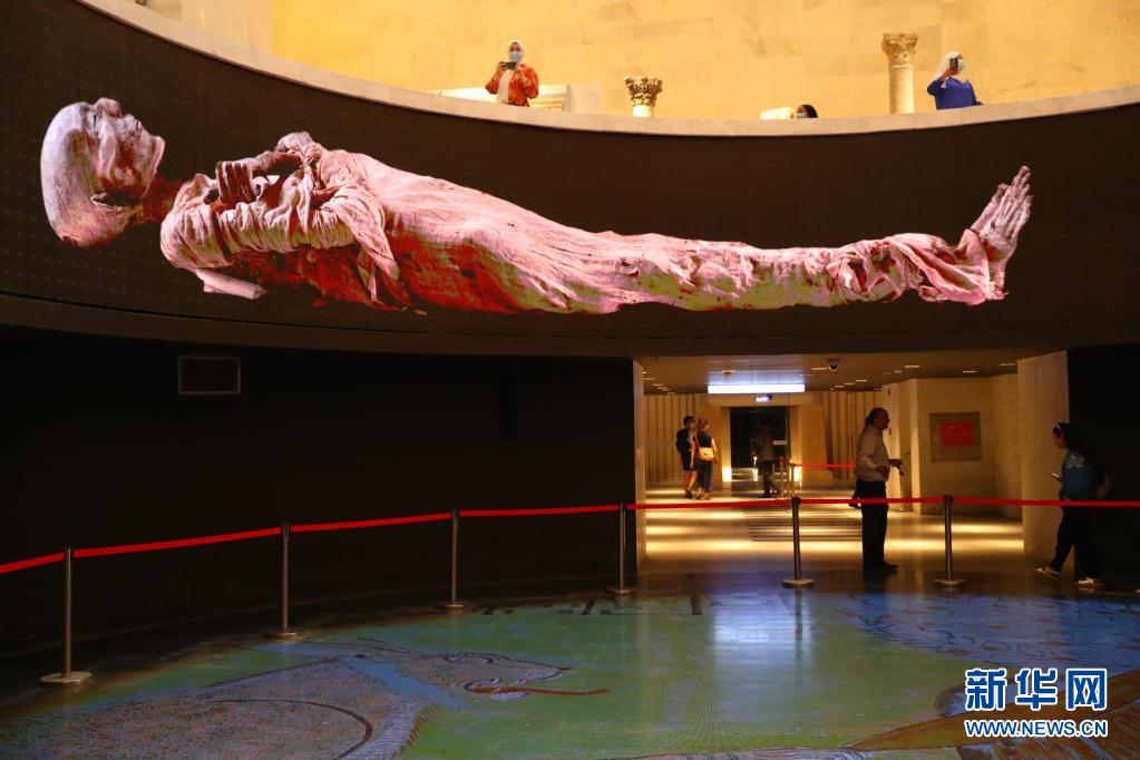 埃及文明博物馆王室木乃伊馆18日向公众开放