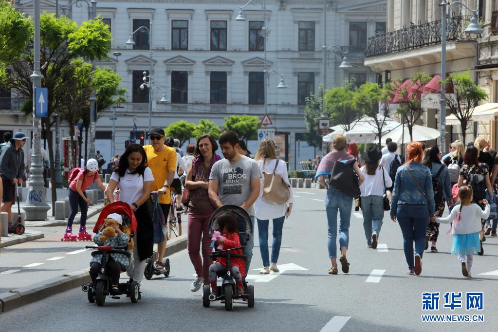 直击：疫情下的罗马尼亚首都市中心步行区