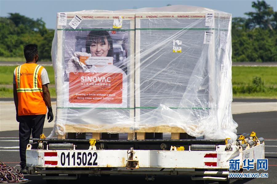 （国际）（2）萨尔瓦多政府采购的新一批中国科兴疫苗抵达
