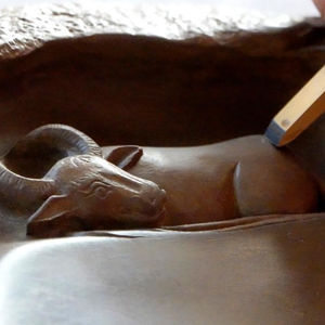 一捧汾河土千年澄泥砚-新华网