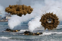 韓美舉行聯合登陸演習