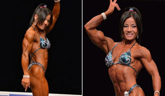 溫州女子苦練健身9年 獲美國健美比賽冠軍