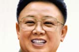 朝中社播发朝鲜已故最高领导人金正日像