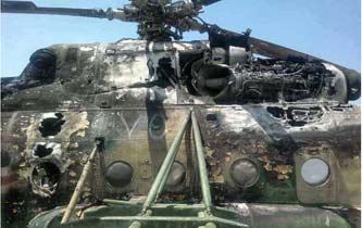 直升机被击中后安全返场