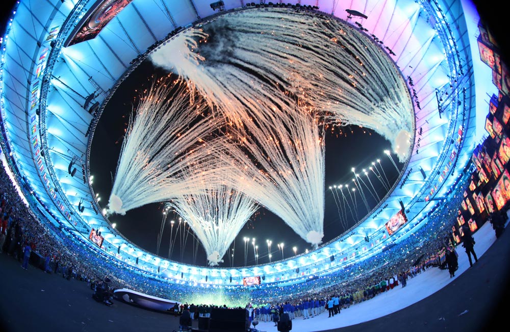 里约奥运会开幕式举行