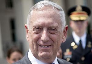 美国防部长马蒂斯将于明年2月底去职