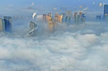 沈阳出现大雾天气