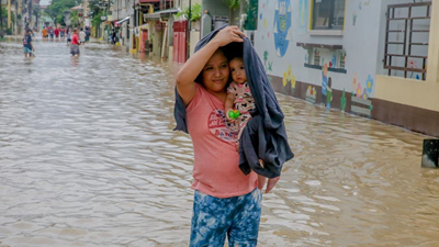菲律宾：热带风暴&ldquo;尼格&rdquo;导致城市内涝