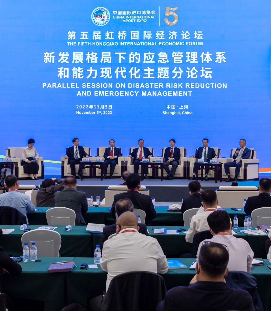 第五届虹桥国际经济论坛&ldquo;新发展格局下的应急管理体系和能力现代化&rdquo;分论坛举行