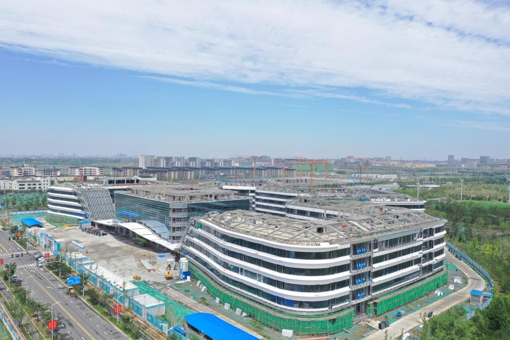 新华全媒+｜天空之眼瞰祖国&mdash;&mdash;雄安新区启动区标志性工程巡礼