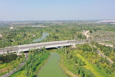 新华全媒+&middot;高质量发展调研行丨雄安新区：中央绿谷及东部溪谷生态廊道芳容初绽