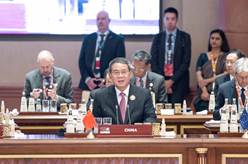 李強出席二十國集團領導人第十八次峰會第一階段會議並發表講話