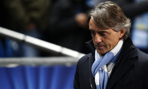 曼城宣布主帅曼奇尼下课