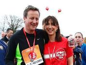英首相攜妻女參加公益賽跑 &ldquo;大佬&rdquo;變運動健將