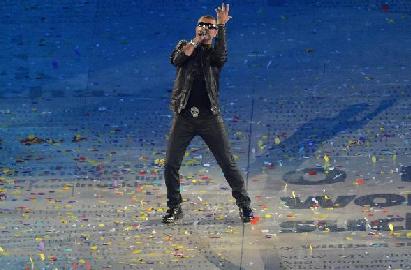 乔治·麦克亮相伦敦奥运会闭幕式