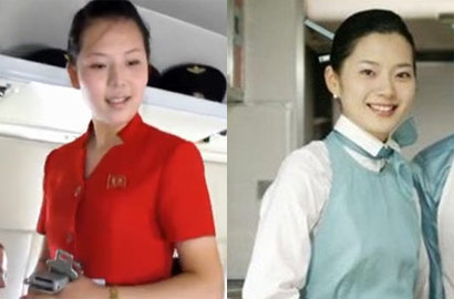養眼！朝韓空姐制服比美