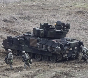 韓美在韓國漣川舉行聯合軍事演練