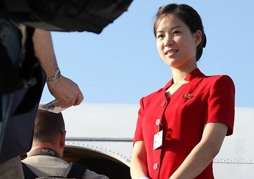 百裏挑一！朝鮮空姐的質樸魅力