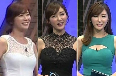 韓國"棒球女神"性感貼身迷你裙主持 引網友熱議