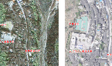 蘆山縣部分地區災前災後最新高清對比圖