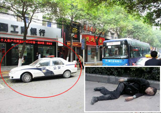 湖北枝江警車被曝&ldquo;見死不救&rdquo;並違停 稱正在辦案