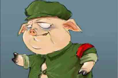 爆笑图集：讲述一头猪的奋斗故事