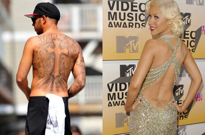 欧美明星背后的&ldquo;性感纹身&rdquo;