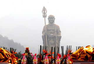 安徽99米地藏菩薩聖像開光大典 99位高僧主法