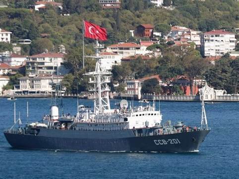 三艘俄羅斯戰艦前往靠近敘利亞的地中海東部海域