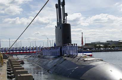 美國最新攻擊核潛艇&ldquo;明尼蘇達&rdquo;號正式服役