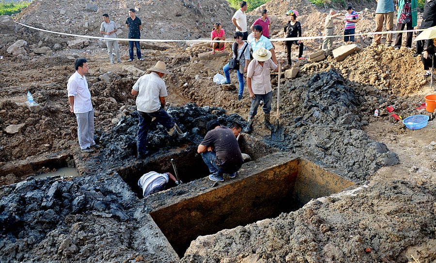 江蘇常州一工地發現明朝晚期高規格墓葬群