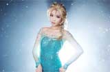 《冰雪奇缘》女主艾莎COS 魔幻冰雪背景