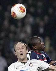 歐洲聯賽：裏昂主場完勝比爾森勝利