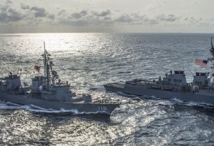 美日軍艦緊接解放軍赴西太訓練