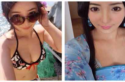 川音校花胡恩綺泳裝照奪眼球 翻版楊冪超凡脫俗惹人愛