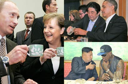 盤點各國政要&ldquo;舌尖外交&rdquo; 私人飯局盛行