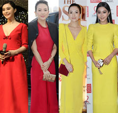 章子怡范冰冰華服爭霸 誰是國際上的"中國一姐"