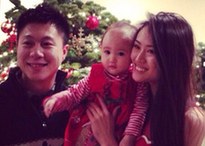 李小鵬全家福大曝光 國民小女神奧莉成長實錄