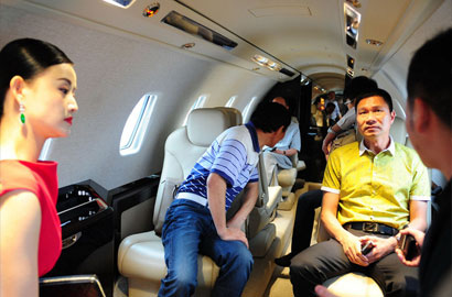 昆明1.2億私人飛機開賣 雲南富豪組團&ldquo;看貨&rdquo;