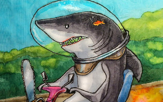 满满都是爱：美国一妈妈每天给儿子画一幅餐巾纸画