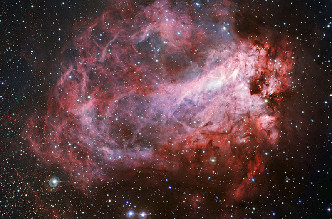 天文台捕捉&ldquo;宇宙中的玫瑰&rdquo;：绚丽星云纤毫毕现