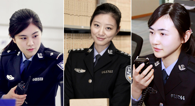 苏州女警堪比影星 颜值爆表